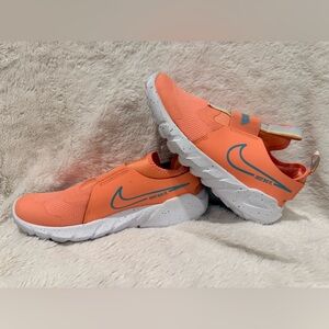 Nike Kids Vibrant Orange Slip-On Sneakers size 6 youth